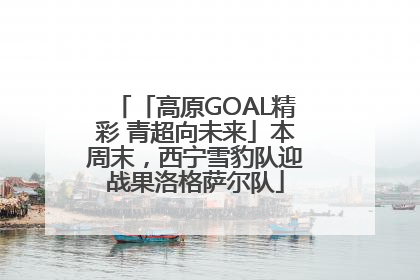 「高原GOAL精彩 青超向未来」本周末，西宁雪豹队迎战果洛格萨尔队