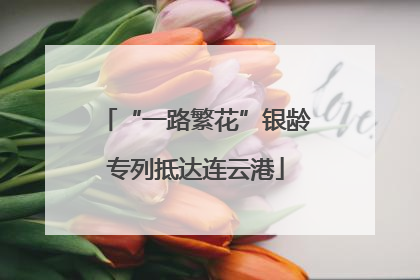 “一路繁花”银龄专列抵达连云港
