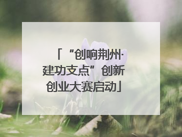 “创响荆州·建功支点”创新创业大赛启动