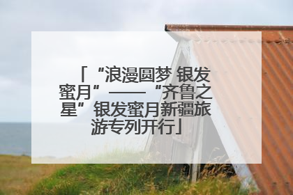 “浪漫圆梦 银发蜜月”——“齐鲁之星”银发蜜月新疆旅游专列开行