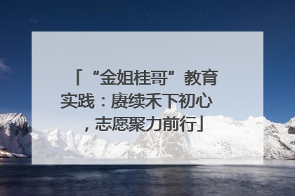 “金姐桂哥”教育实践：赓续禾下初心，志愿聚力前行
