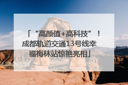 “高颜值+高科技”！成都轨道交通13号线幸福梅林站惊艳亮相