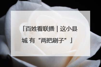 百姓看联播｜这小县城 有“两把刷子”