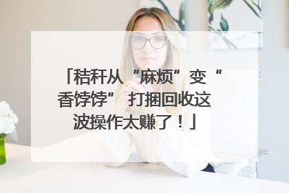 秸秆从“麻烦”变“香饽饽” 打捆回收这波操作太赚了！