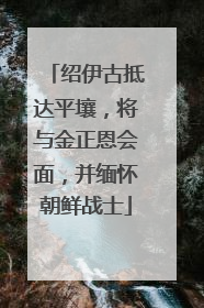 绍伊古抵达平壤，将与金正恩会面，并缅怀朝鲜战士