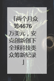两个月众筹4676万美元，安克创新创下全球科技类众筹新纪录