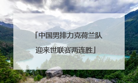 中国男排力克荷兰队 迎来世联赛两连胜