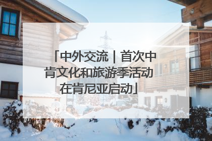 中外交流｜首次中肯文化和旅游季活动在肯尼亚启动