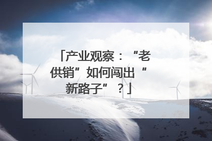 产业观察：“老供销”如何闯出“新路子”？