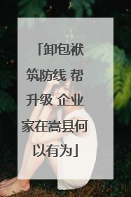 卸包袱 筑防线 帮升级 企业家在嵩县何以有为
