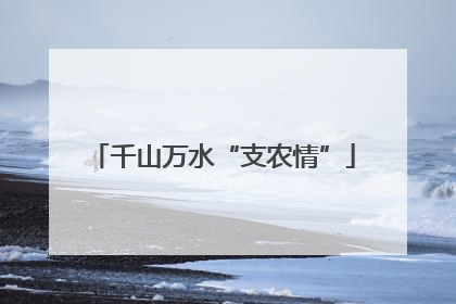 千山万水“支农情”