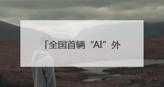 全国首辆“AI”外卖配送车在武汉首发
