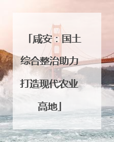 咸安：国土综合整治助力打造现代农业高地