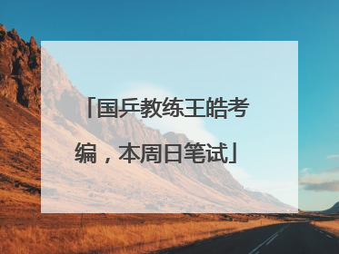 国乒教练王皓考编，本周日笔试