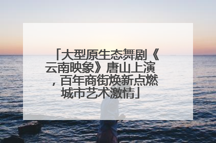 大型原生态舞剧《云南映象》唐山上演，百年商街焕新点燃城市艺术激情