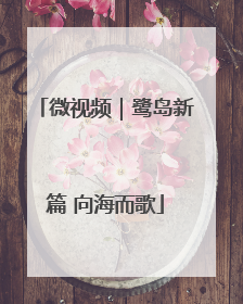 微视频｜鹭岛新篇 向海而歌