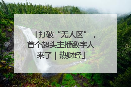 打破“无人区”，首个超头主播数字人来了｜热财经