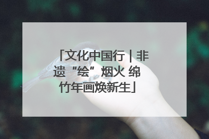 文化中国行｜非遗“绘”烟火 绵竹年画焕新生