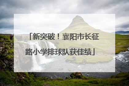 新突破！襄阳市长征路小学排球队获佳绩