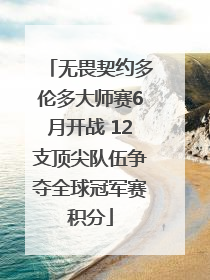 无畏契约多伦多大师赛6月开战 12支顶尖队伍争夺全球冠军赛积分