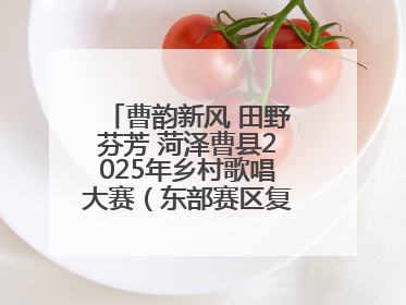 曹韵新风 田野芬芳 菏泽曹县2025年乡村歌唱大赛（东部赛区复赛）举办