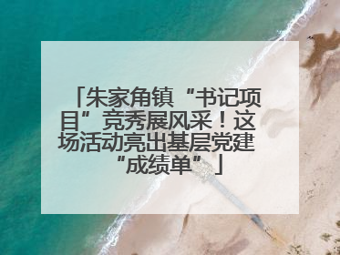 朱家角镇“书记项目”竞秀展风采！这场活动亮出基层党建“成绩单”