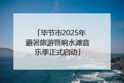 毕节市2025年避暑旅游暨响水滩音乐季正式启动