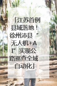 江苏首例县域落地！徐州沛县“无人机+AI”实现公路巡查全域自动化