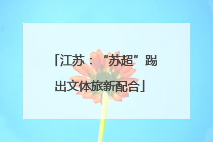 江苏：“苏超”踢出文体旅新配合