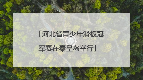 河北省青少年滑板冠军赛在秦皇岛举行