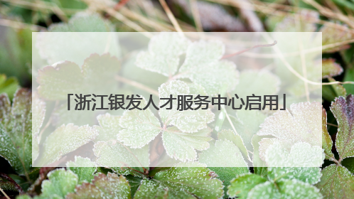 浙江银发人才服务中心启用