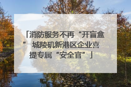 消防服务不再“开盲盒” 城陵矶新港区企业喜提专属“安全官”