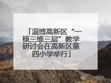 淄博高新区“一核三维三层”教学研讨会在高新区第四小学举行