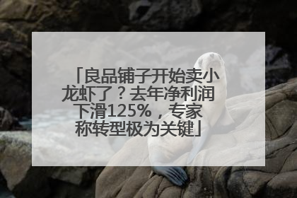 良品铺子开始卖小龙虾了？去年净利润下滑125%，专家称转型极为关键