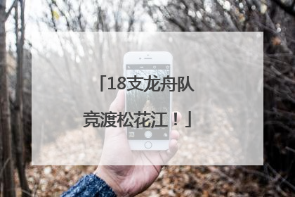 18支龙舟队竞渡松花江！