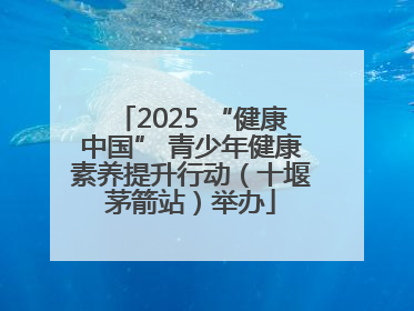 2025 “健康中国” 青少年健康素养提升行动（十堰茅箭站）举办