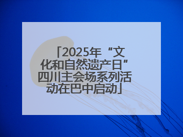 2025年“文化和自然遗产日”四川主会场系列活动在巴中启动