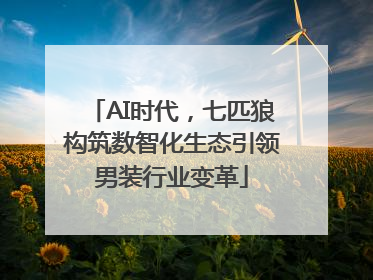 AI时代，七匹狼构筑数智化生态引领男装行业变革