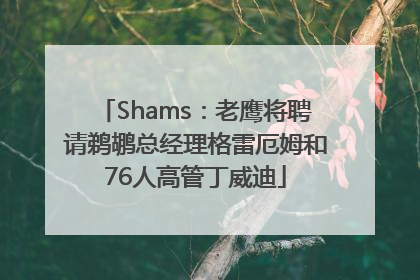 Shams：老鹰将聘请鹈鹕总经理格雷厄姆和76人高管丁威迪